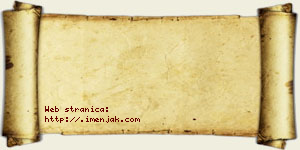 Borislava Brzaković vizit kartica